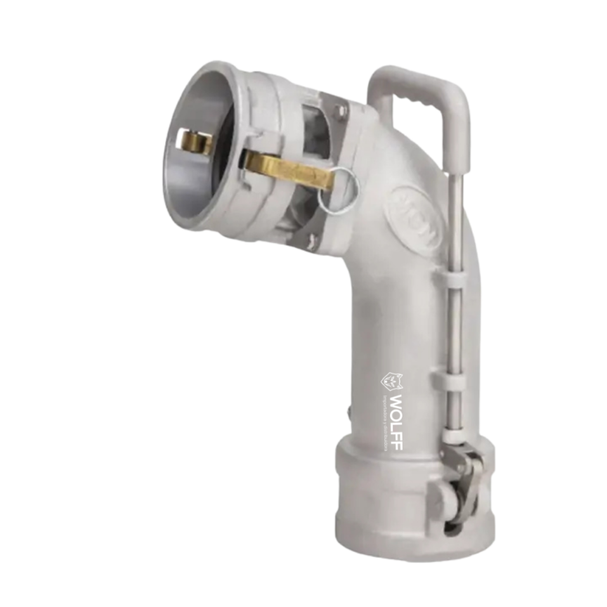 CODO DE DESCARGA DE 3" Y 4" PARA CAMION CISTERNA