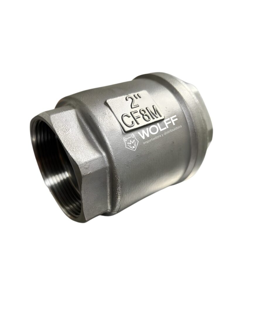 VÁLVULA DE RETENCIÓN PARA COMBUSTIBLES DE ACERO INOXIDABLE 1½″ Y 2″ – BRACHMANN – 1000 WOG* - Image 2